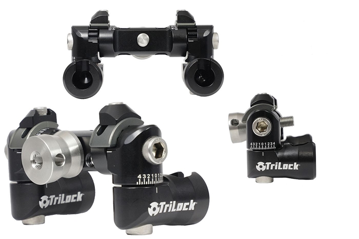 Axcel TriLock Adjustable V-Bar Mount with Eyebolt