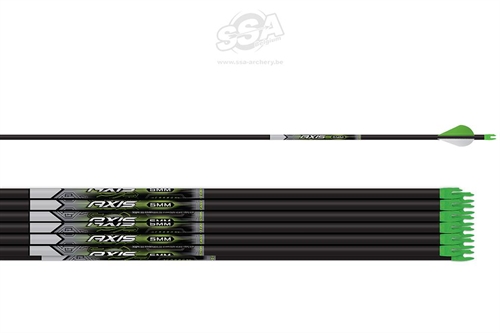 Easton Axis Hunting 5mm With 2" Blazer Vanes - 6 Pak.